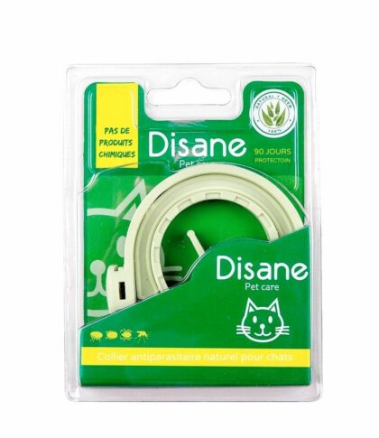 Collier antiparasitaire naturel pour chats